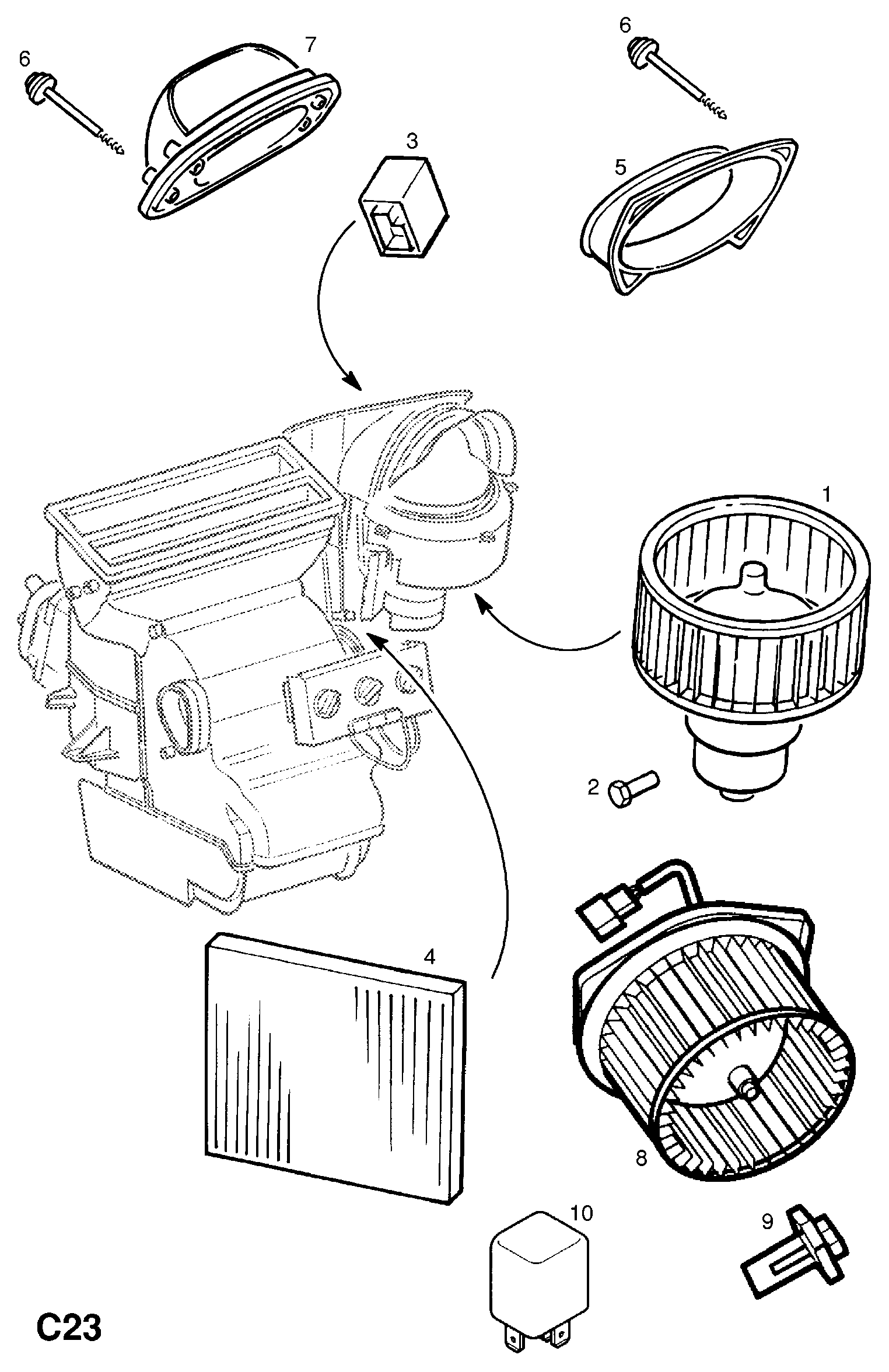 Opel 1808612 - Filter, Innenraumluft alexcarstop-ersatzteile.com