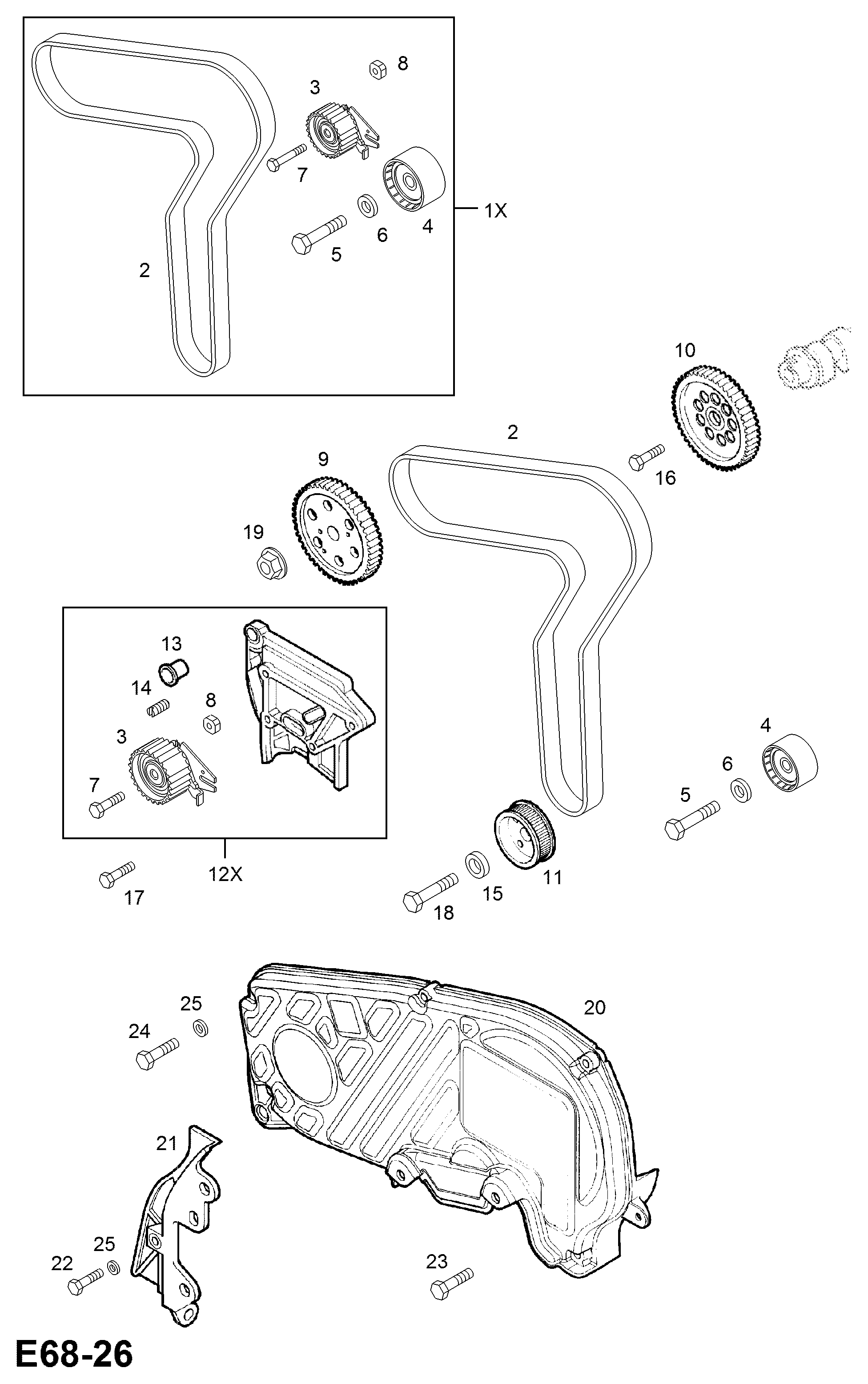 Opel 56 36 944 - Wasserpumpe + Zahnriemensatz alexcarstop-ersatzteile.com