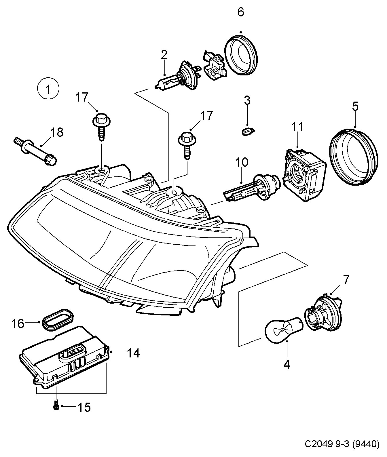 Opel 93190465 - Glühlampe, Tagfahrleuchte alexcarstop-ersatzteile.com