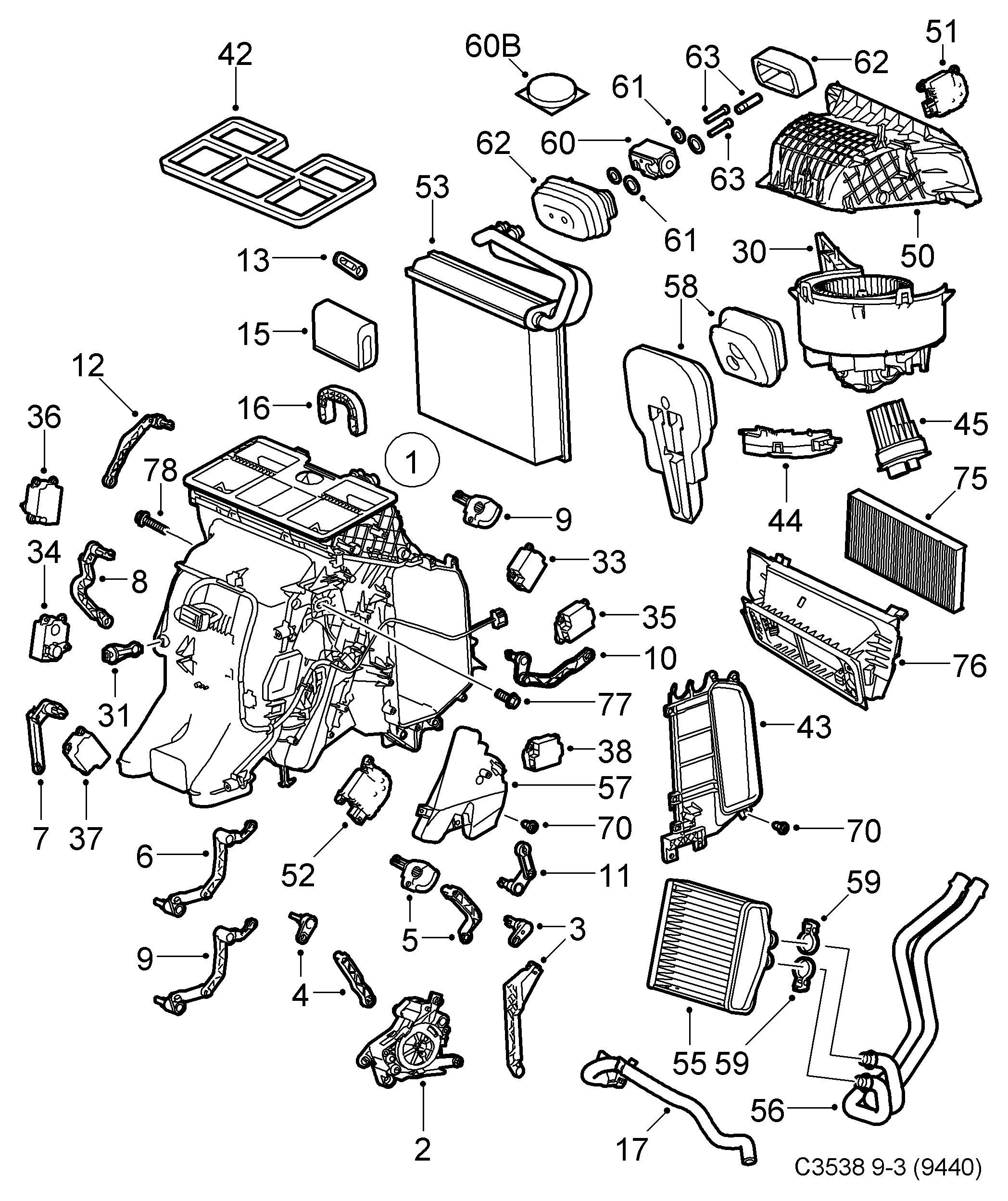 Opel 93172299 - Filter, Innenraumluft alexcarstop-ersatzteile.com