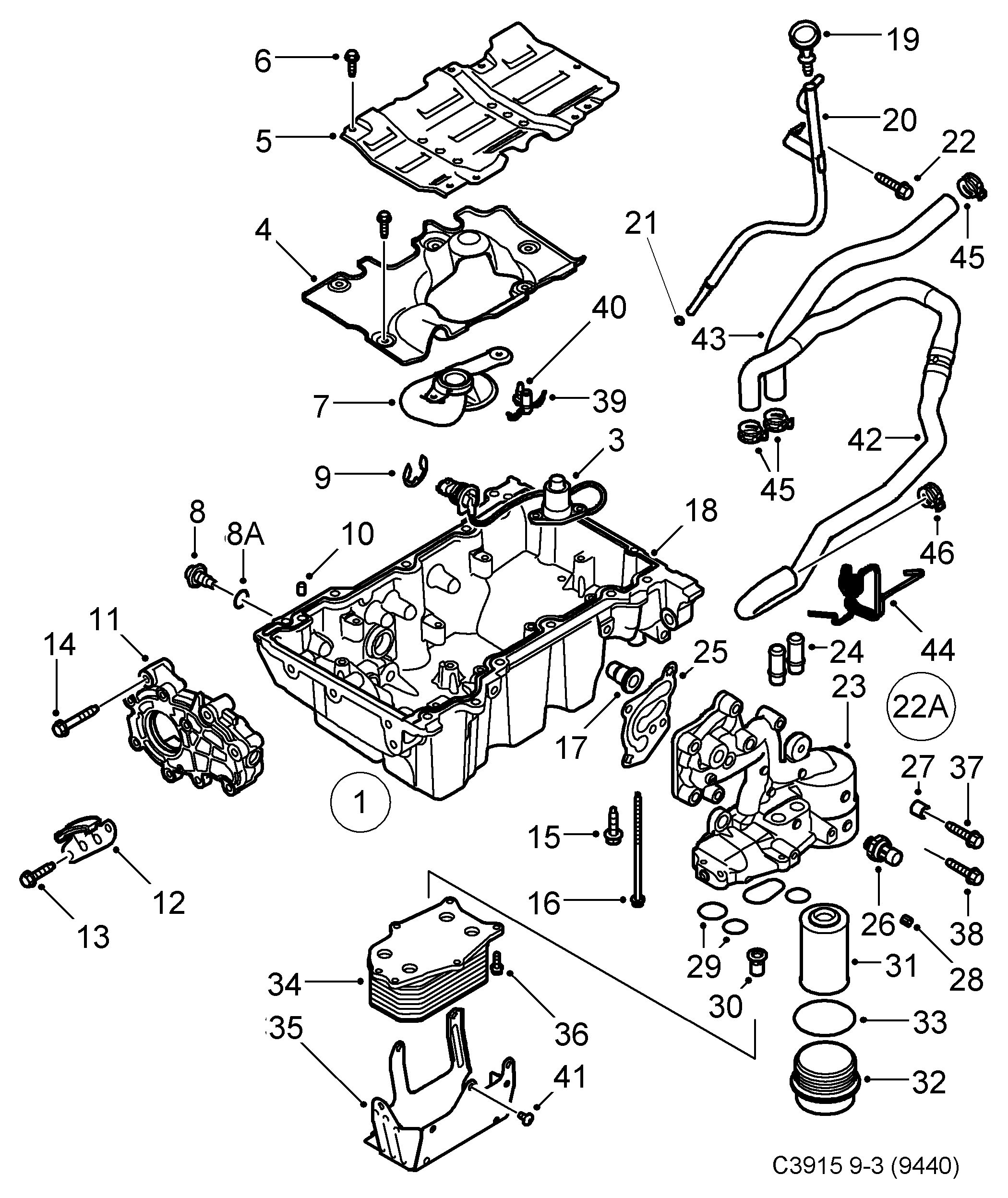 Chevrolet 93 186 310 - Ölfilter alexcarstop-ersatzteile.com