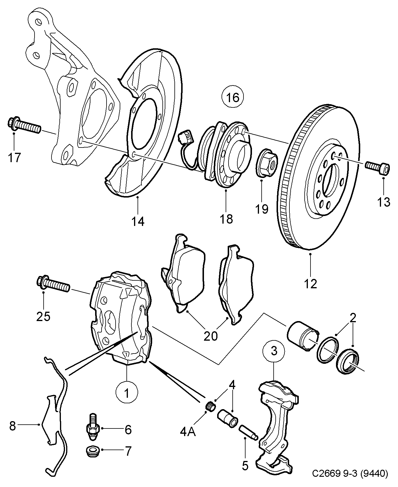 SAAB 90510227 - Führungshülsensatz, Bremssattel alexcarstop-ersatzteile.com