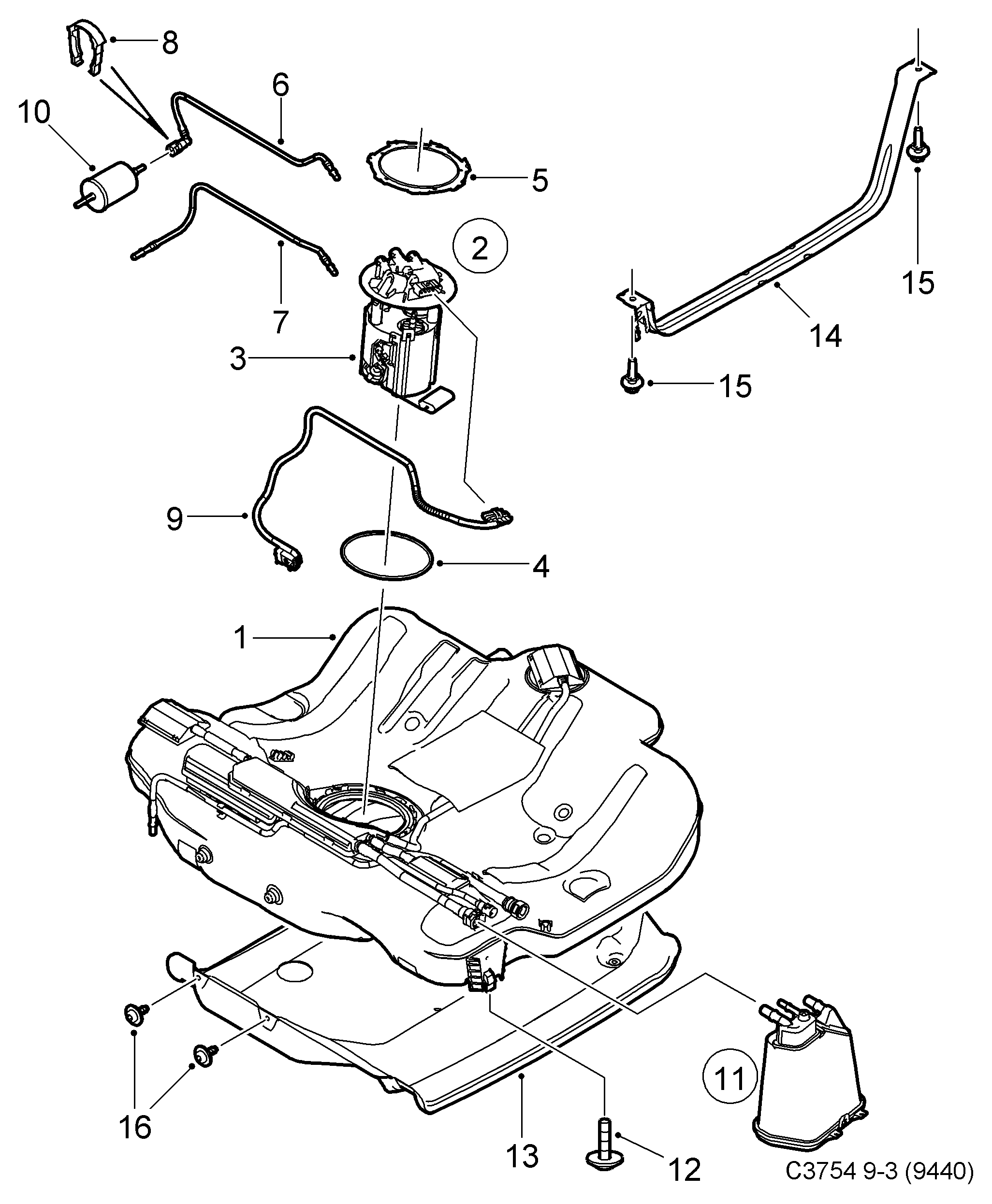 SAAB 25313359 - Kraftstofffilter alexcarstop-ersatzteile.com