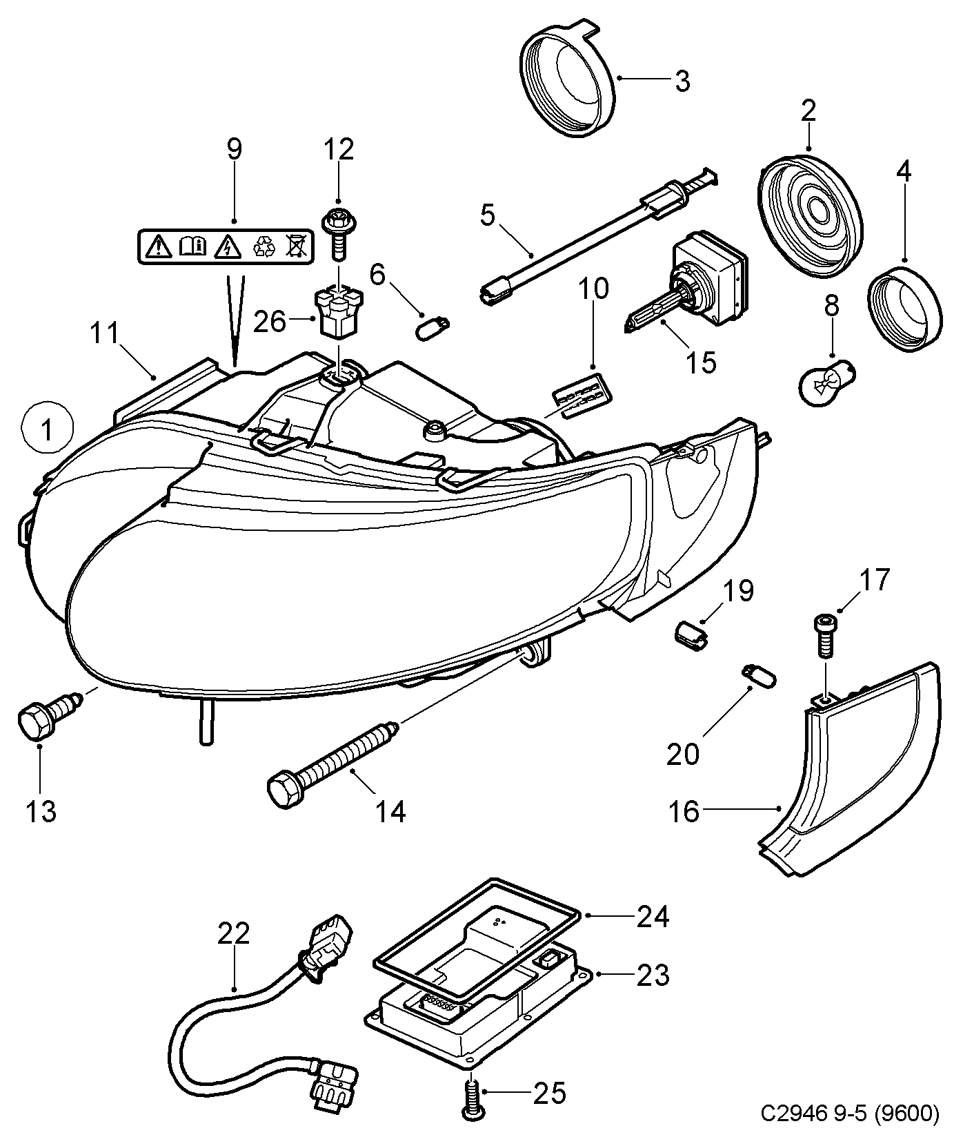 Vauxhall 93 190 471 - Glühlampe, Zusatzbremsleuchte alexcarstop-ersatzteile.com