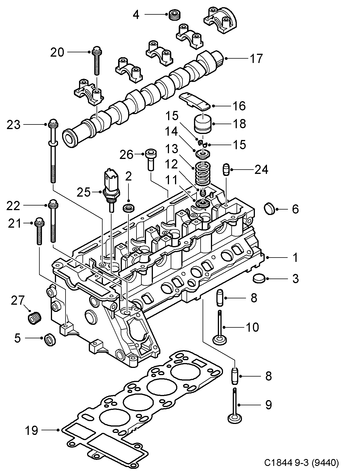 Opel 90570185 - Sensor, Kühlmitteltemperatur alexcarstop-ersatzteile.com