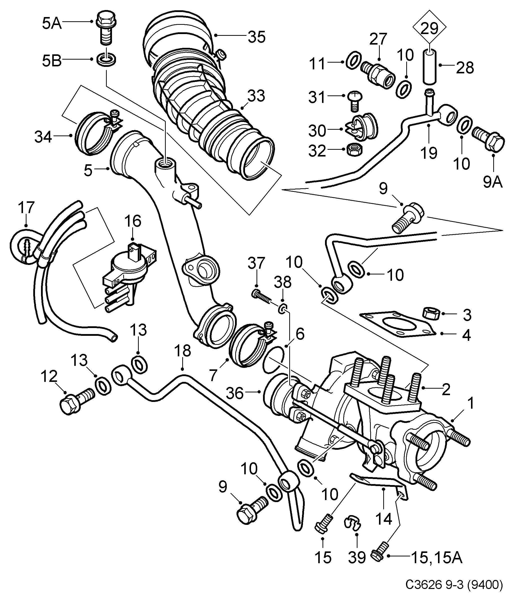 Chevrolet 9192568 - Keilrippenriemen alexcarstop-ersatzteile.com