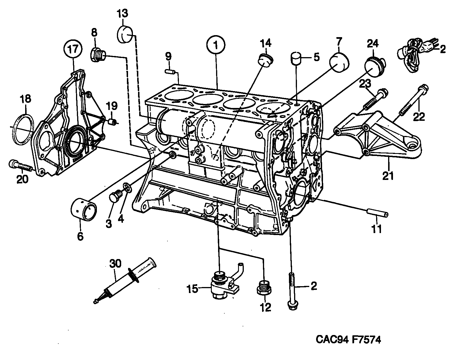 Vauxhall 9117557 - Luftfilter alexcarstop-ersatzteile.com