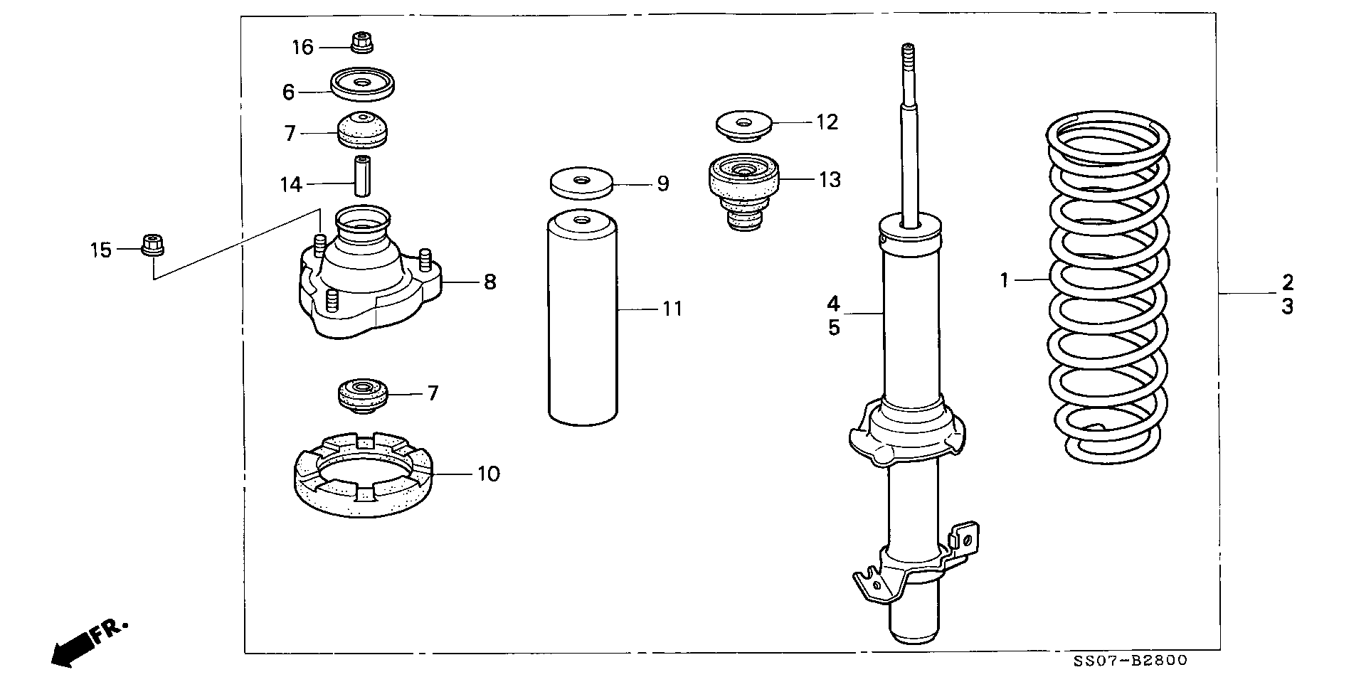 Honda 51605-SS0-902 - Stoßdämpfer alexcarstop-ersatzteile.com