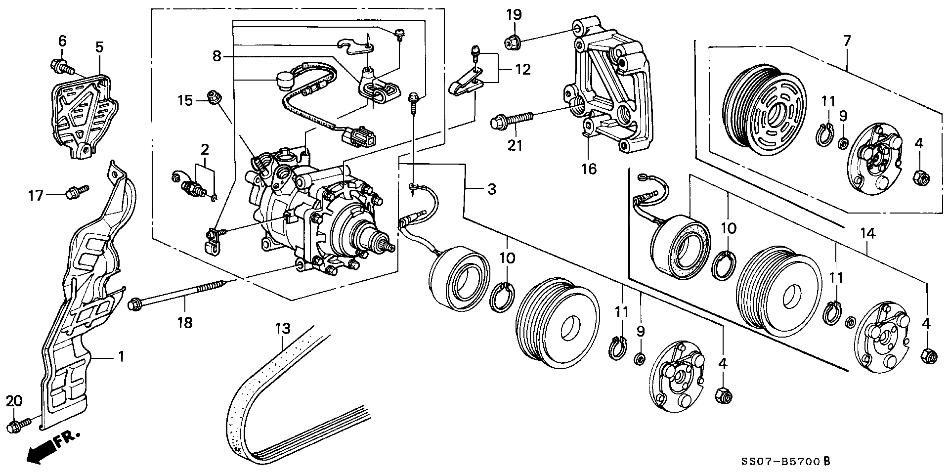 Mitsubishi 38920P14A01 - Keilrippenriemen alexcarstop-ersatzteile.com