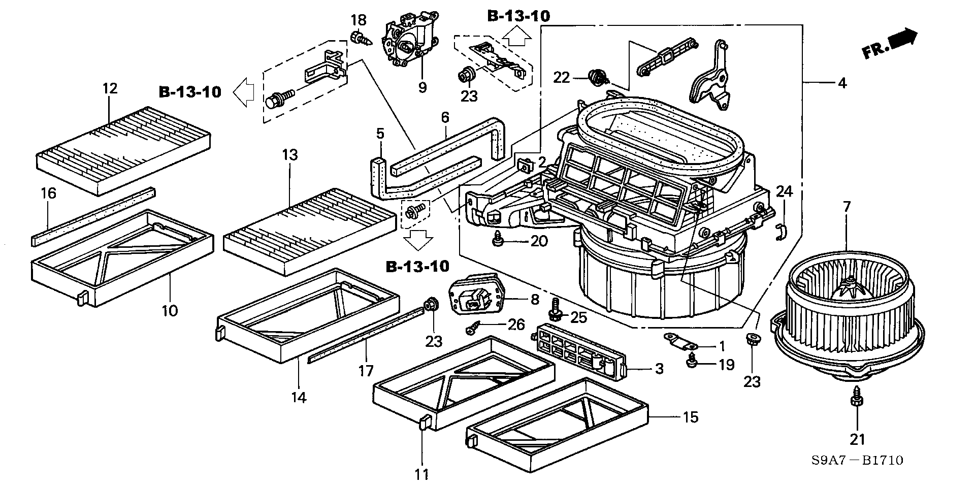 Honda 80292-SCA-E11 - Filter, Innenraumluft alexcarstop-ersatzteile.com