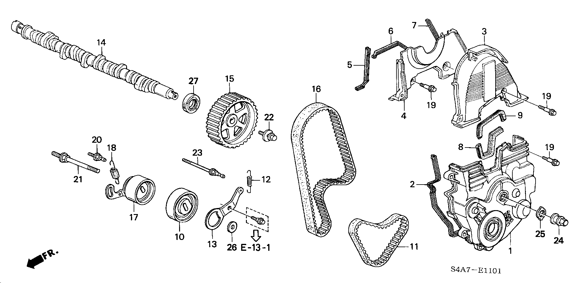 Honda 13 405 PAA A02 - Zahnriemen alexcarstop-ersatzteile.com