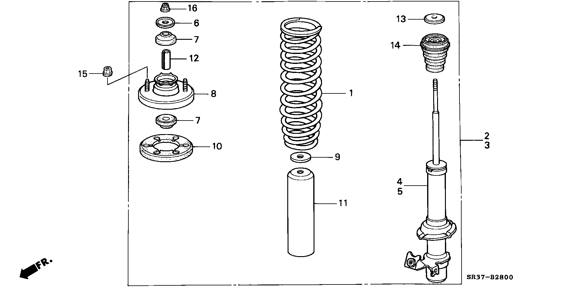 FORD 51606SR3003 - Stoßdämpfer alexcarstop-ersatzteile.com