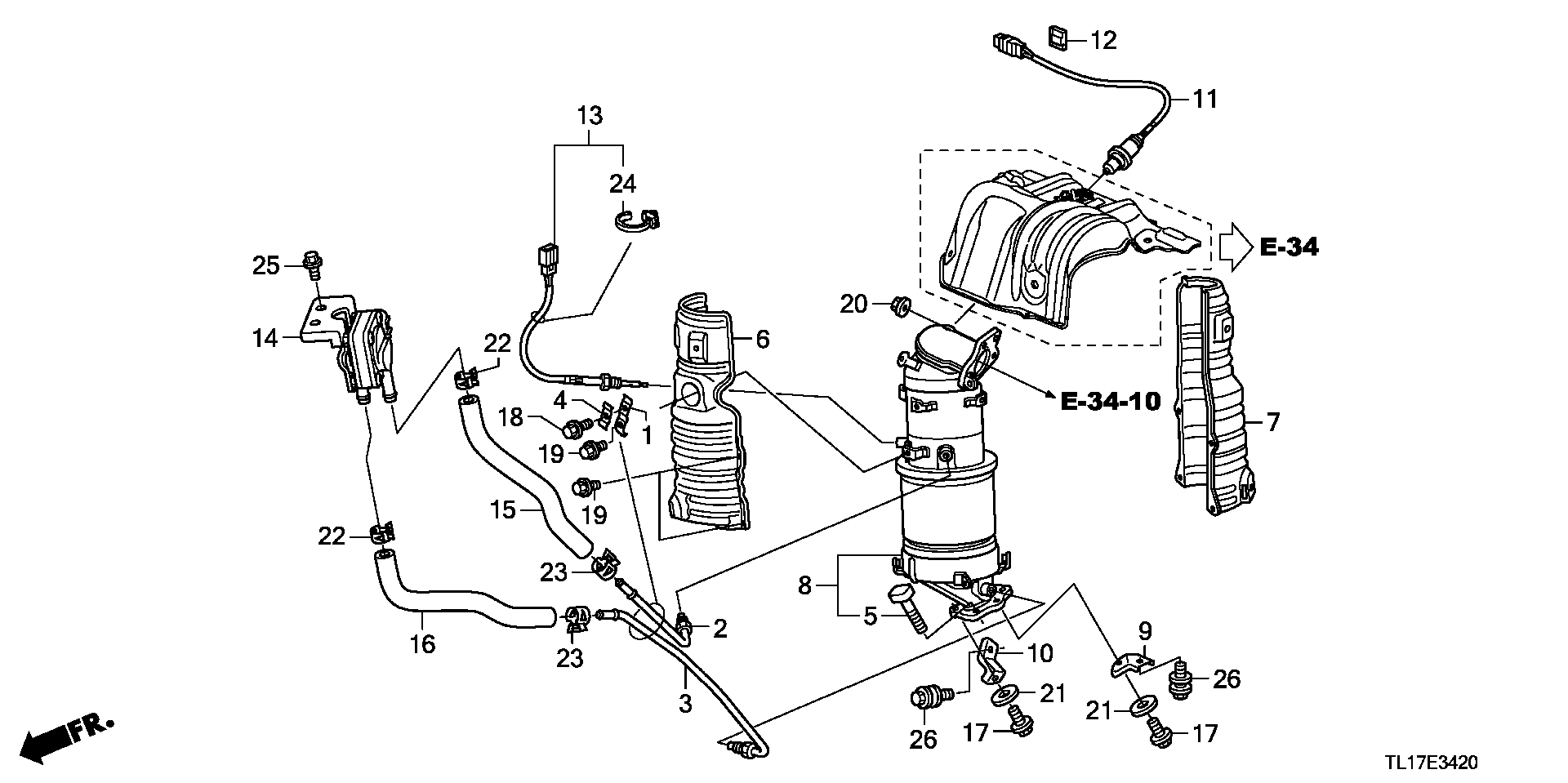 Honda 36531-RL0-G01 - Lambdasonde alexcarstop-ersatzteile.com