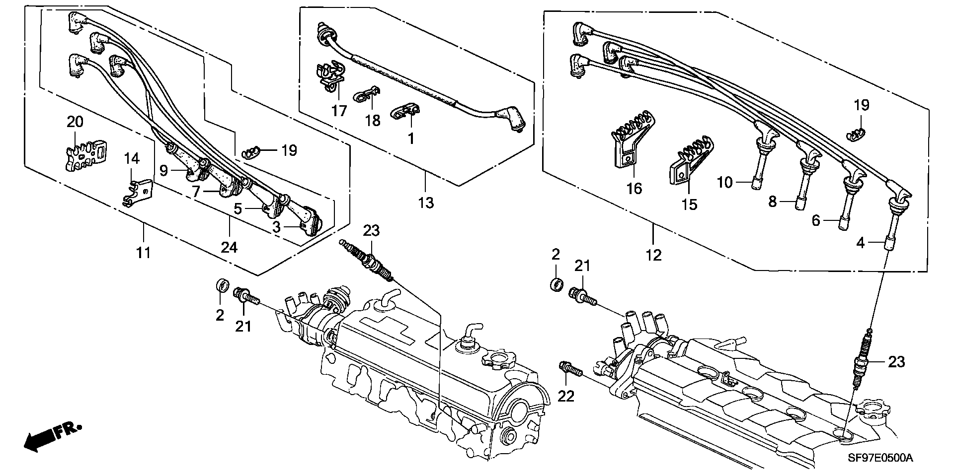 Honda 98079-55148 - Zündkerze alexcarstop-ersatzteile.com