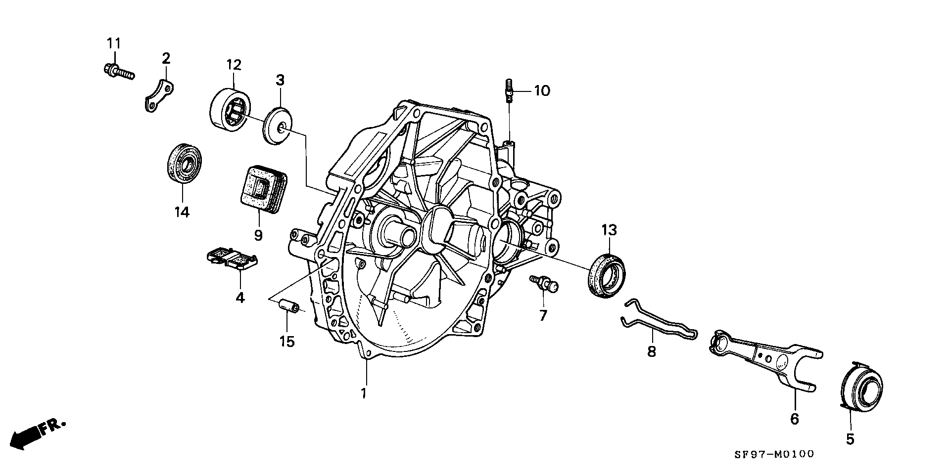 Honda 22810-PX5-J01 - Ausrücklager alexcarstop-ersatzteile.com