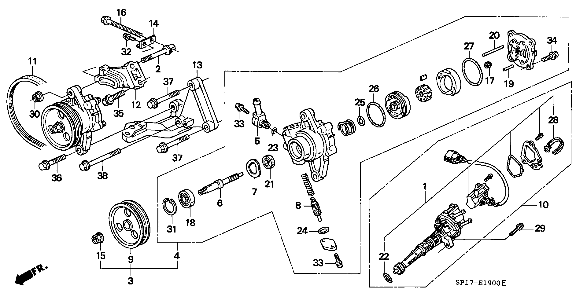 Honda 56992-PY3-004 - Keilrippenriemen alexcarstop-ersatzteile.com