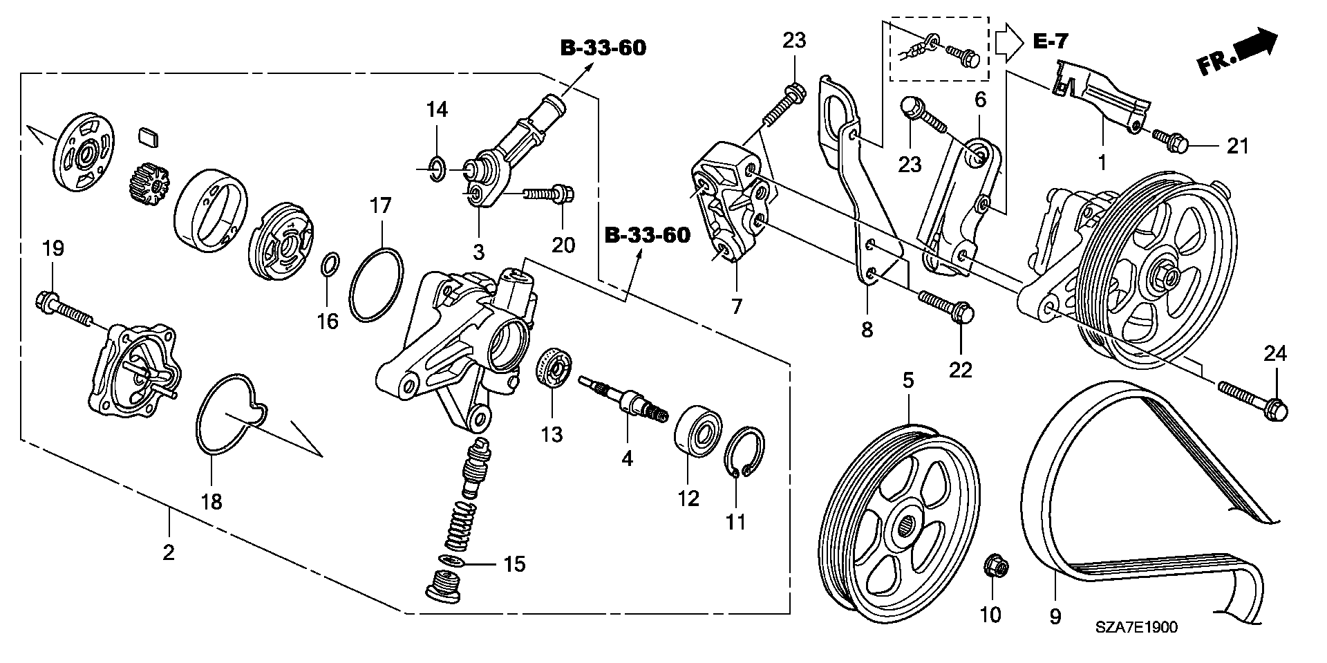 Honda 56992-R70-A01 - Keilrippenriemen alexcarstop-ersatzteile.com