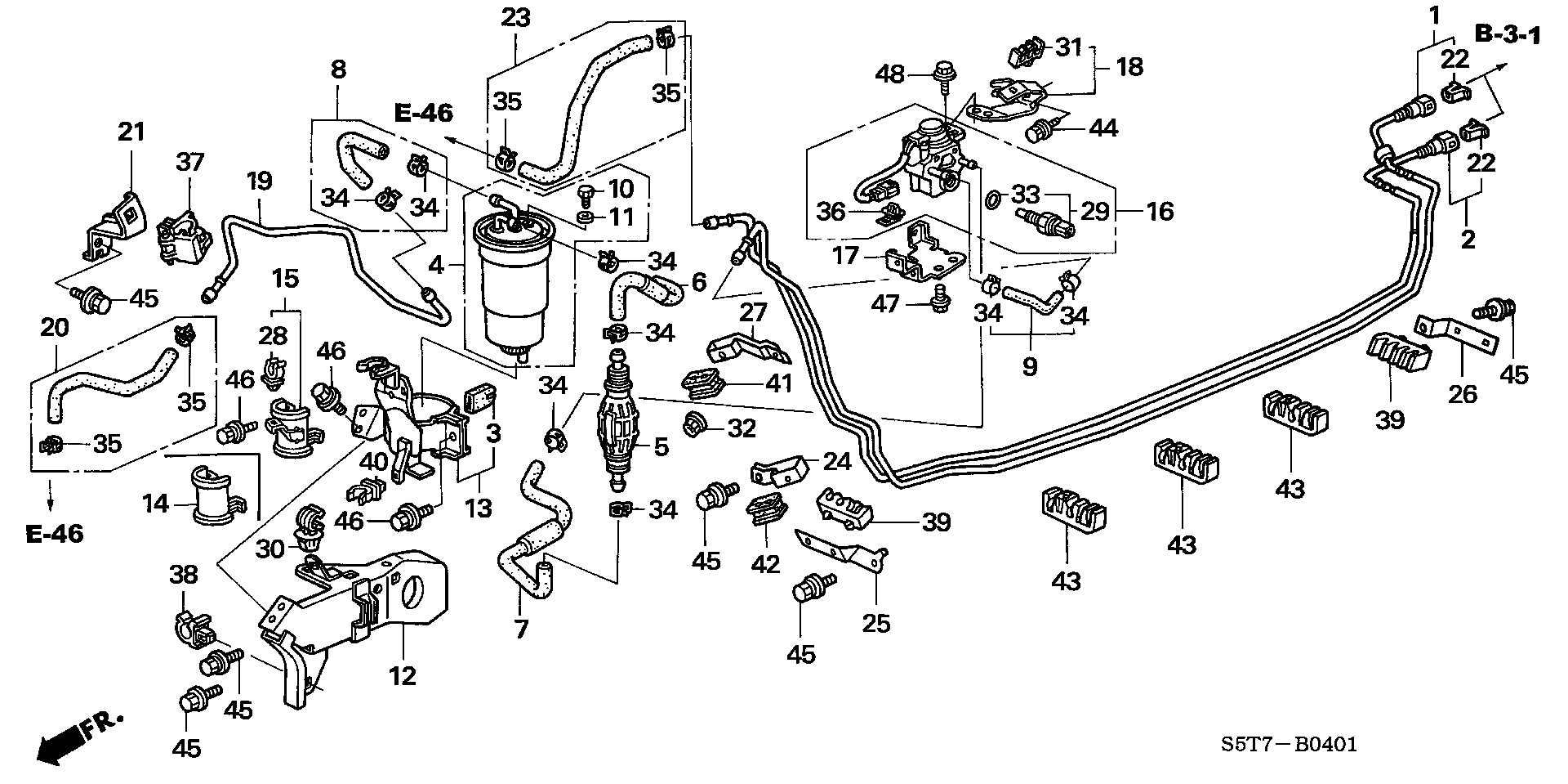 Honda 16901-S6F-E01 - Kraftstofffilter alexcarstop-ersatzteile.com