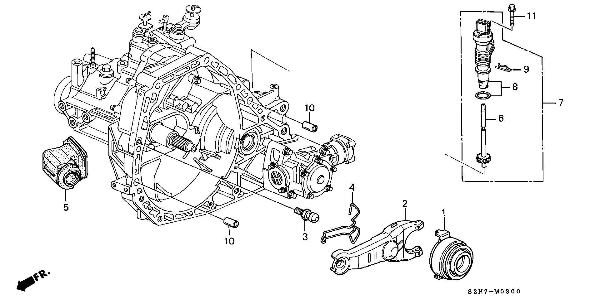 Honda 22810-PLW-003 - Ausrücklager alexcarstop-ersatzteile.com