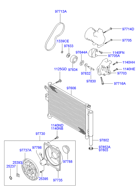 Honda 977132D000 - Keilrippenriemen alexcarstop-ersatzteile.com