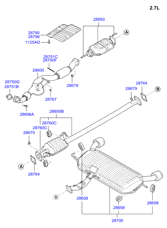 Hyundai 2895037630 - Katalysator alexcarstop-ersatzteile.com