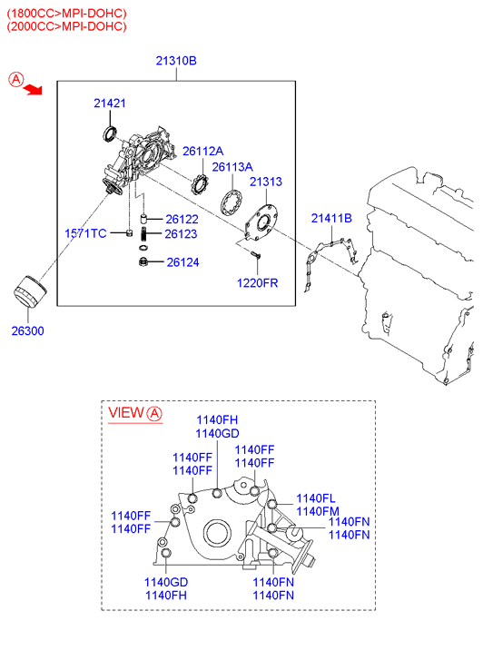 Subaru 2630035502 - Ölfilter alexcarstop-ersatzteile.com