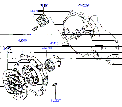 KIA 41100-37300 - Kupplungsscheibe alexcarstop-ersatzteile.com