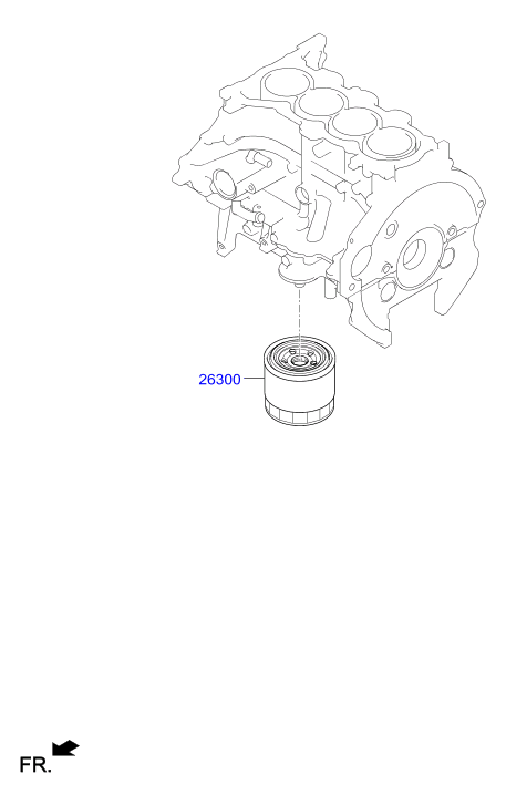 KIA 2630035504 - Ölfilter alexcarstop-ersatzteile.com