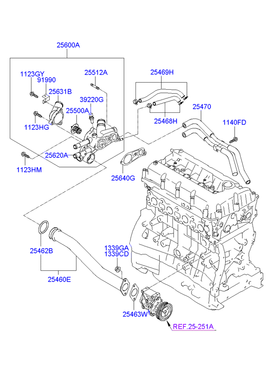 Honda 2550025001 - Thermostat, Kühlmittel alexcarstop-ersatzteile.com