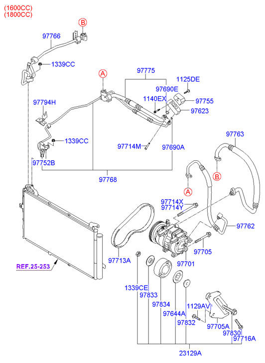 KIA 97706-29000 - Umlenk / Führungsrolle, Keilrippenriemen alexcarstop-ersatzteile.com