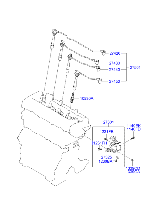 Hyundai 18826-11101 - Zündkerze alexcarstop-ersatzteile.com