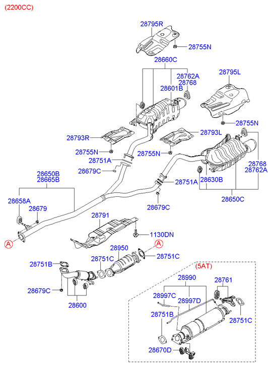 Hyundai 2895027810 - Katalysator alexcarstop-ersatzteile.com