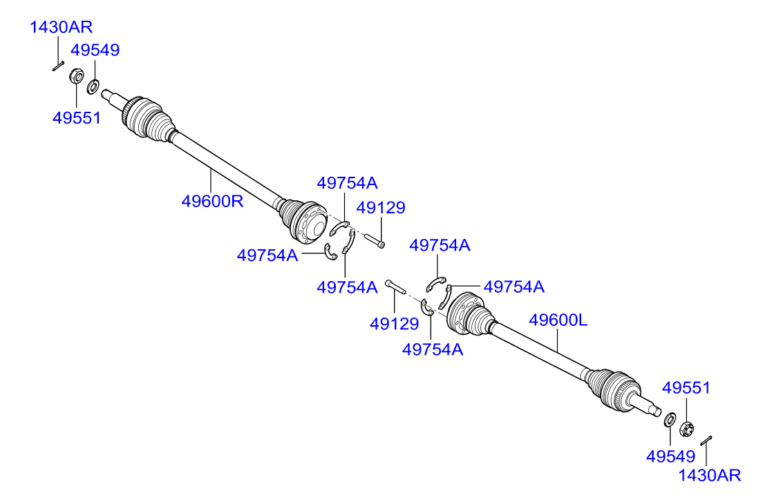 KIA 1430004357B - Radlagersatz alexcarstop-ersatzteile.com