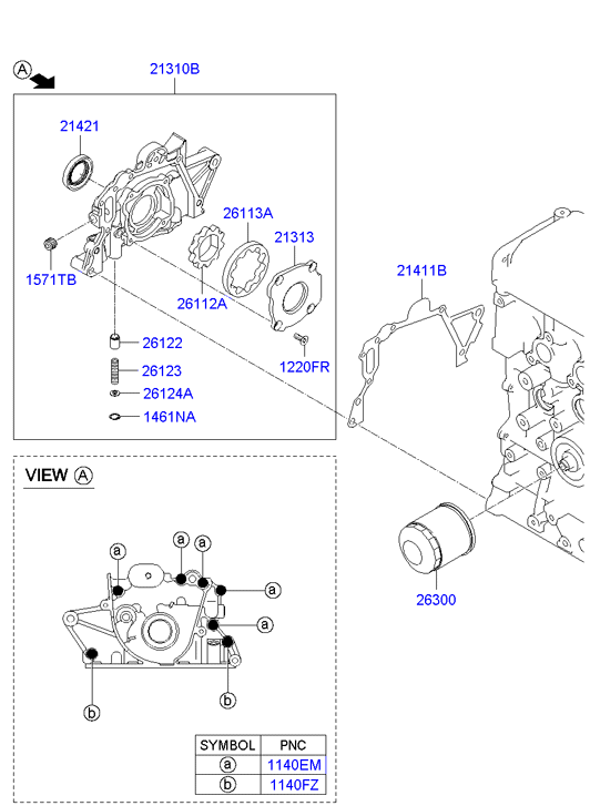 Hyundai 26300-02750 - Ölfilter alexcarstop-ersatzteile.com