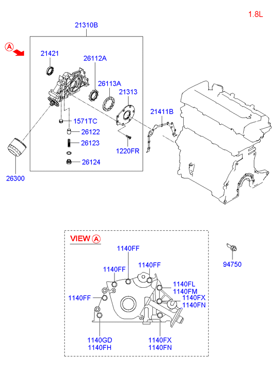 Mitsubishi 2630035500 - Ölfilter alexcarstop-ersatzteile.com