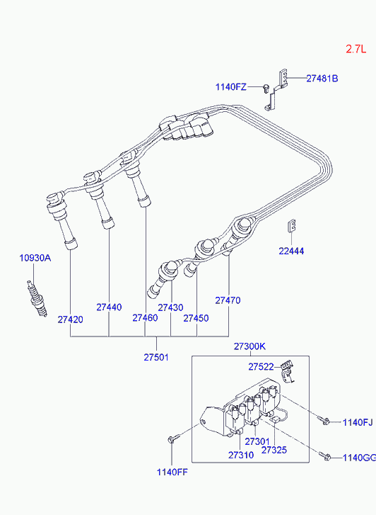 Hyundai 18811-11061 - Zündkerze alexcarstop-ersatzteile.com