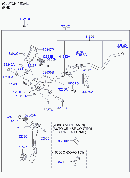 KIA 1310110001 - Mutter, Abgaskrümmer alexcarstop-ersatzteile.com