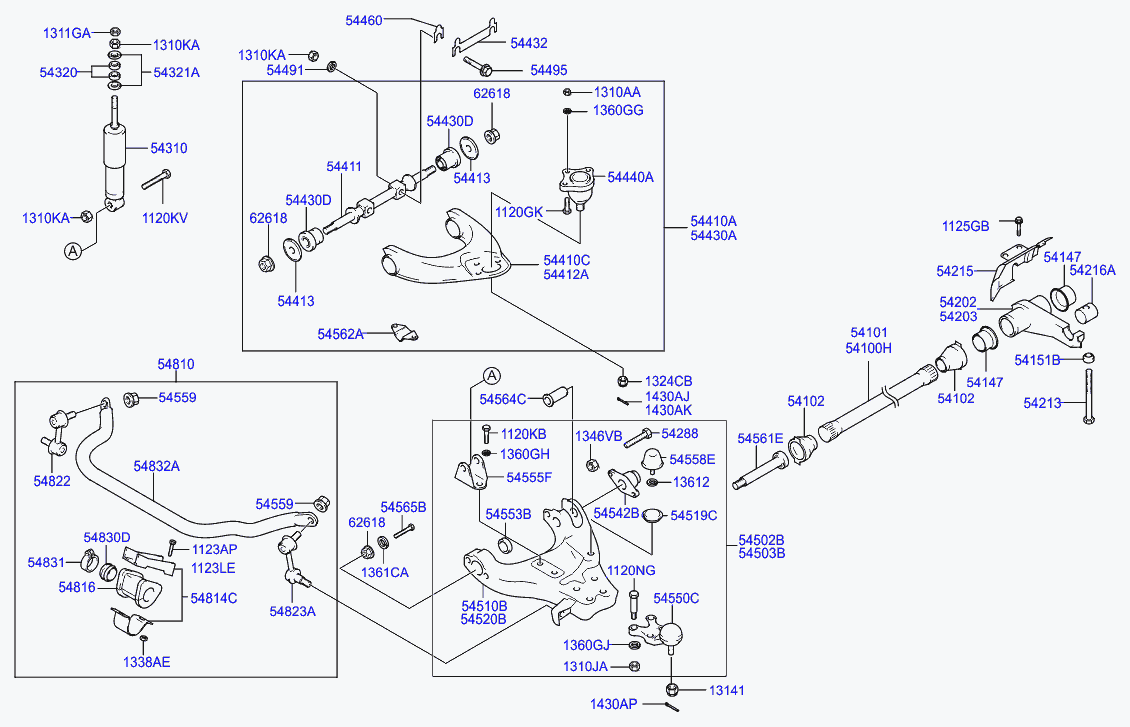 Hyundai 1430004303 - Radlagersatz alexcarstop-ersatzteile.com