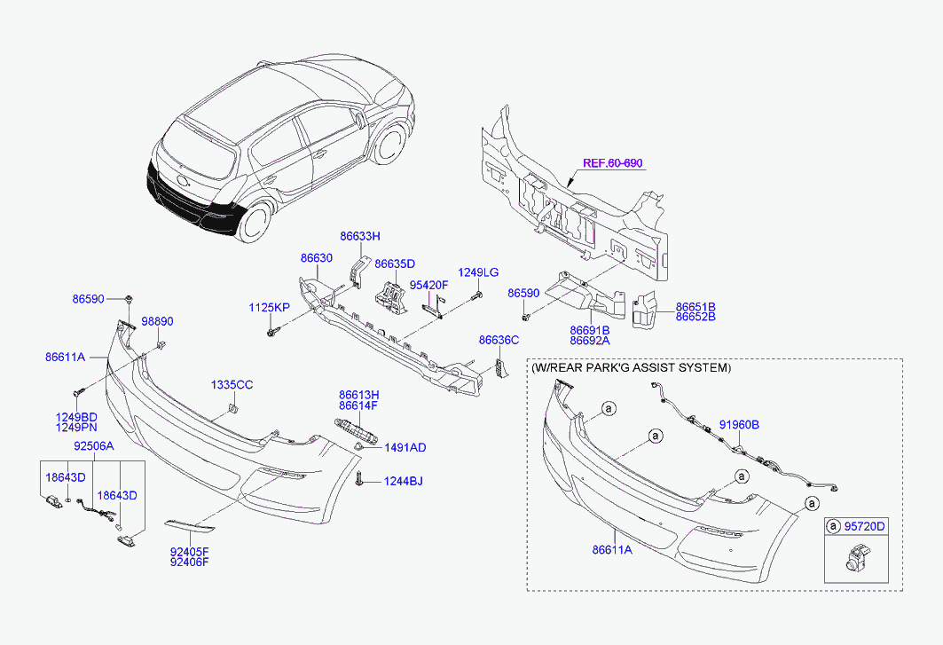 Hyundai 1864305009L - Glühlampe, Einstiegleuchte alexcarstop-ersatzteile.com