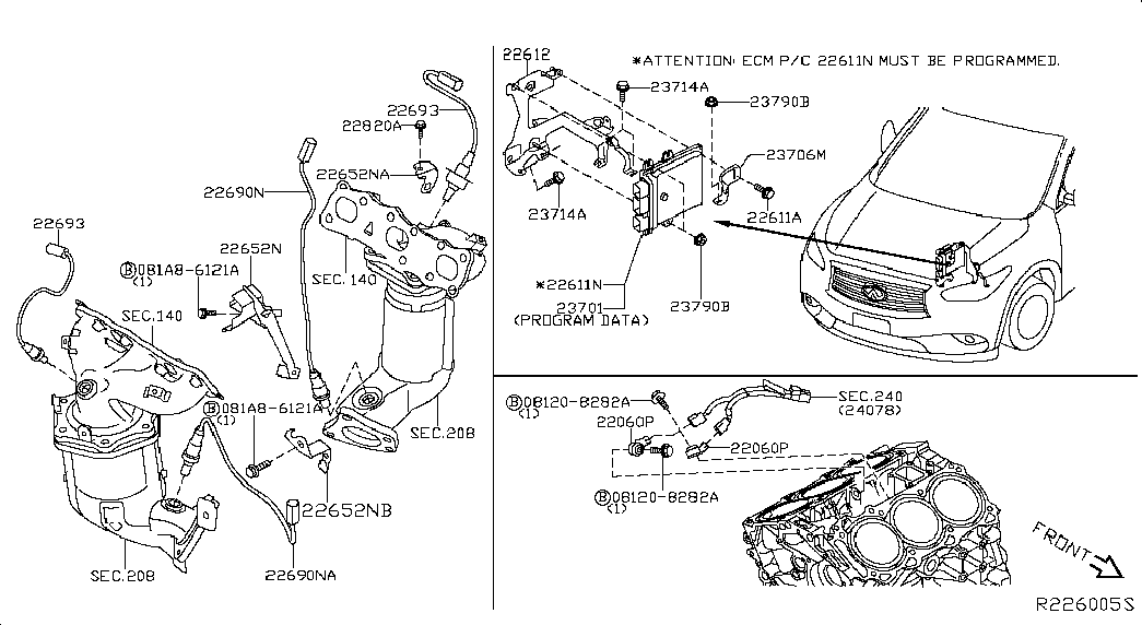 NISSAN 226933RC0A - Lambdasonde alexcarstop-ersatzteile.com