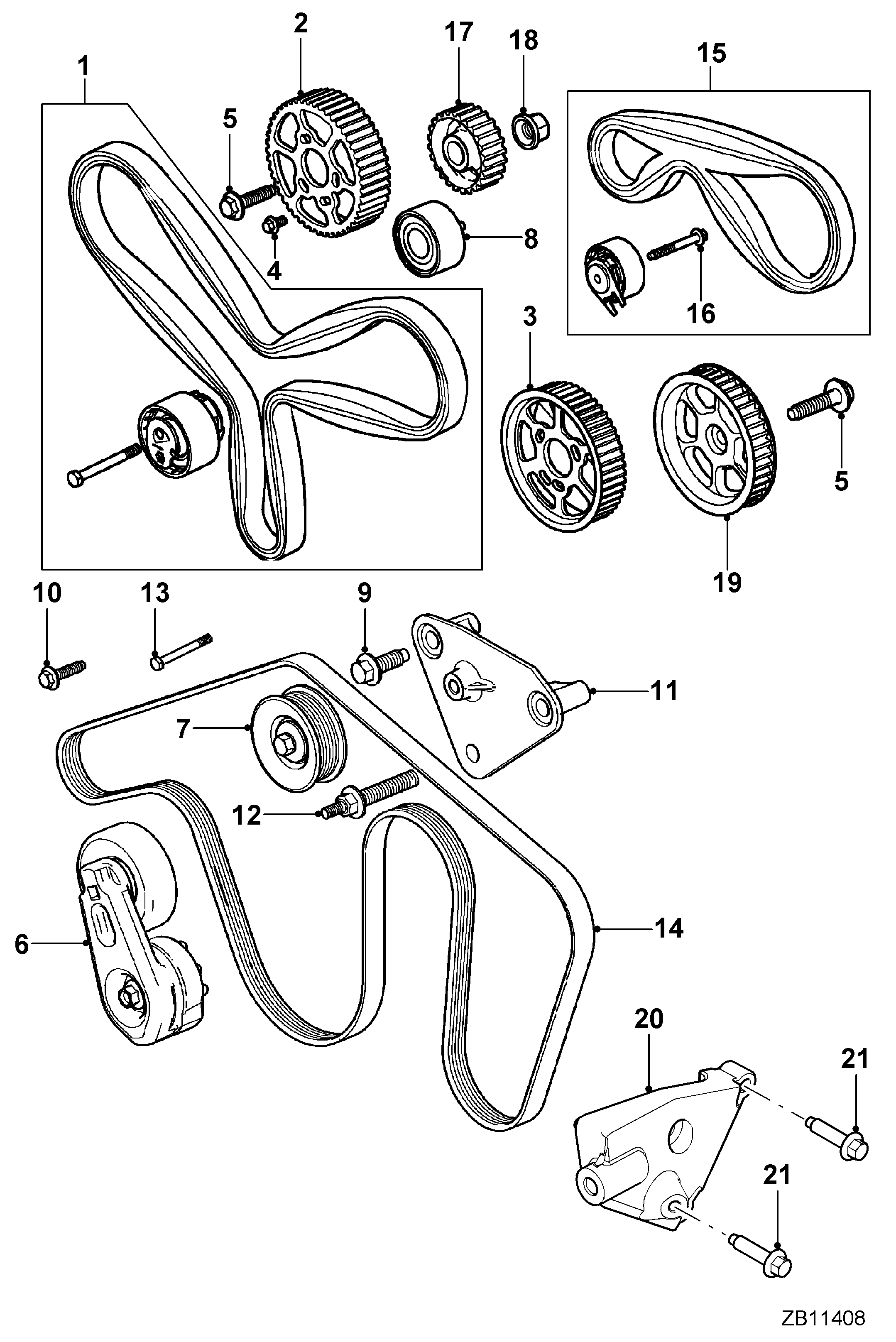 Jaguar C2Z4780 - Keilrippenriemen alexcarstop-ersatzteile.com