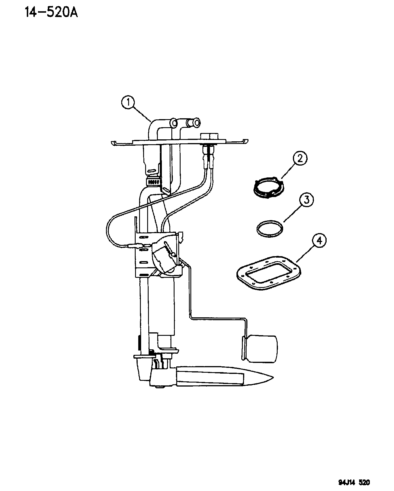 Jeep 52018390* - Kraftstoffpumpe alexcarstop-ersatzteile.com