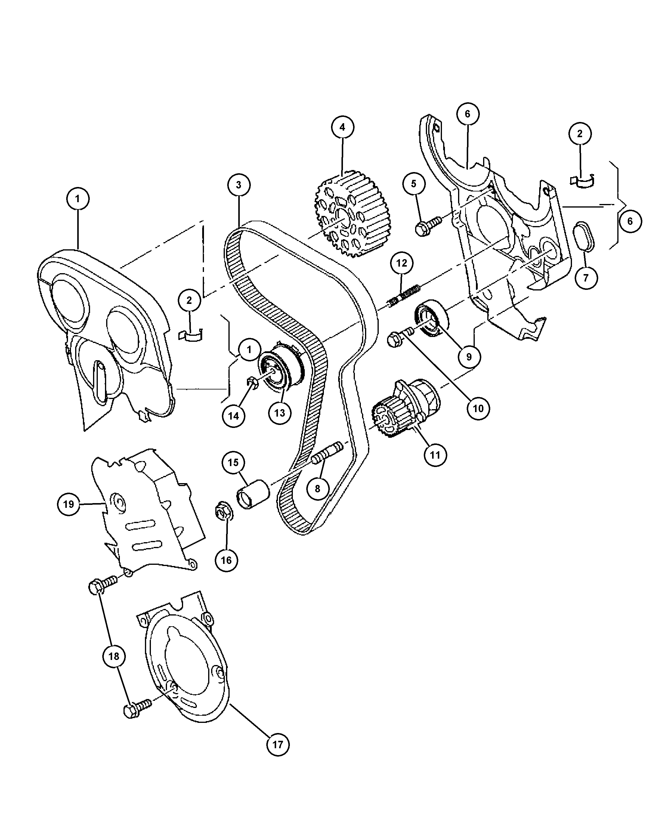 Dodge 68000 817AA - Umlenk / Führungsrolle, Zahnriemen alexcarstop-ersatzteile.com