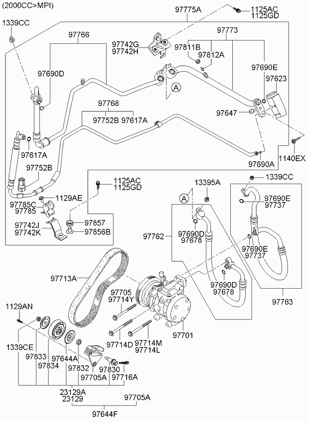 Honda 977132D100 - Keilrippenriemen alexcarstop-ersatzteile.com