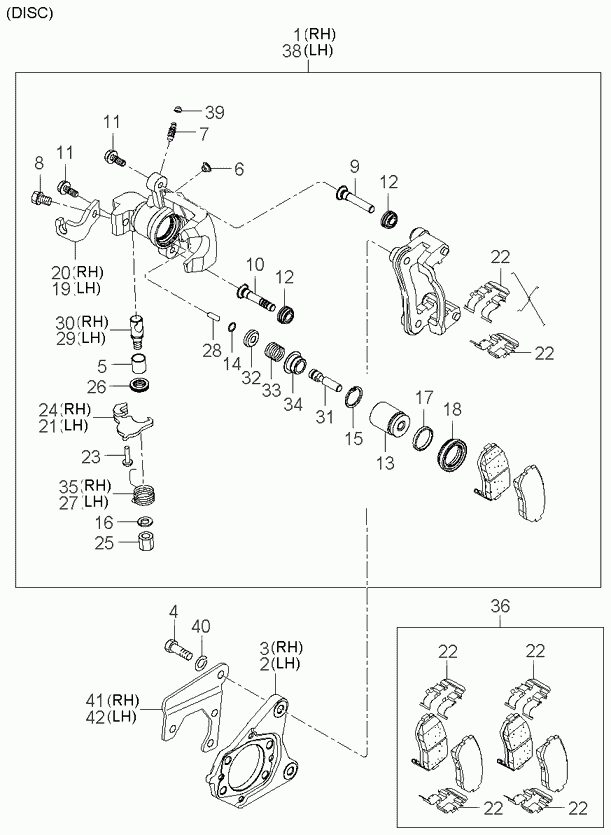 Buessing 58302-07A10 - Bremsbelagsatz, Scheibenbremse alexcarstop-ersatzteile.com