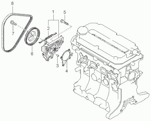 Opel 0K21A18-381 - Keilrippenriemen alexcarstop-ersatzteile.com