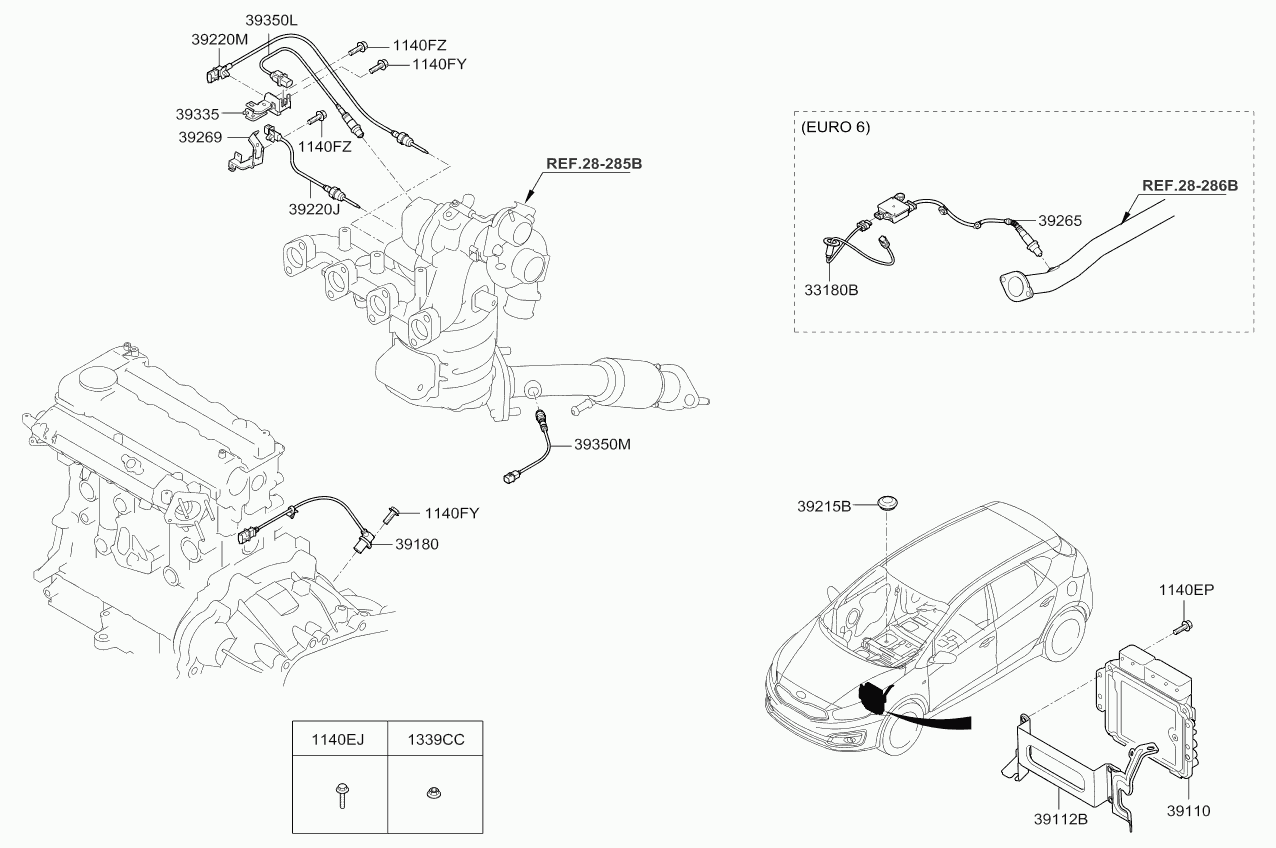 Hyundai 393512A631 - Lambdasonde alexcarstop-ersatzteile.com