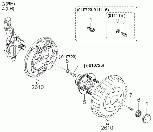 MAZDA 0K20226150 - Radlagersatz alexcarstop-ersatzteile.com