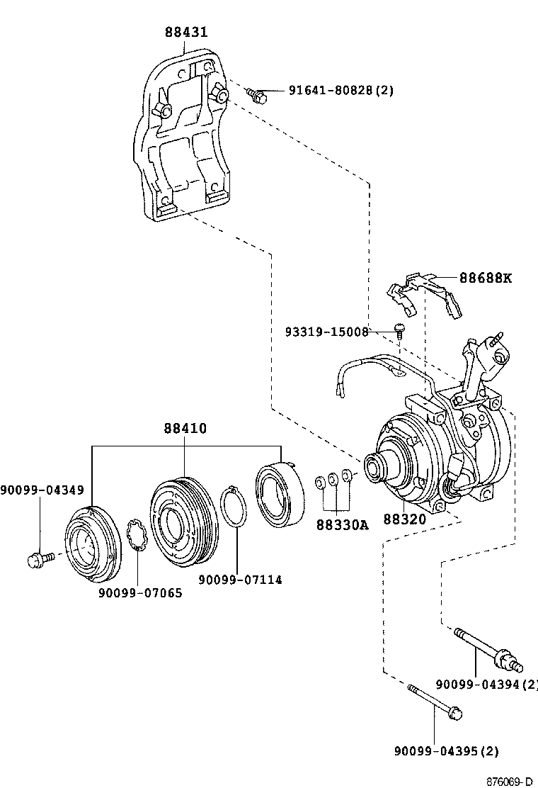 TOYOTA 88320-48060 - Kompressor, Klimaanlage alexcarstop-ersatzteile.com