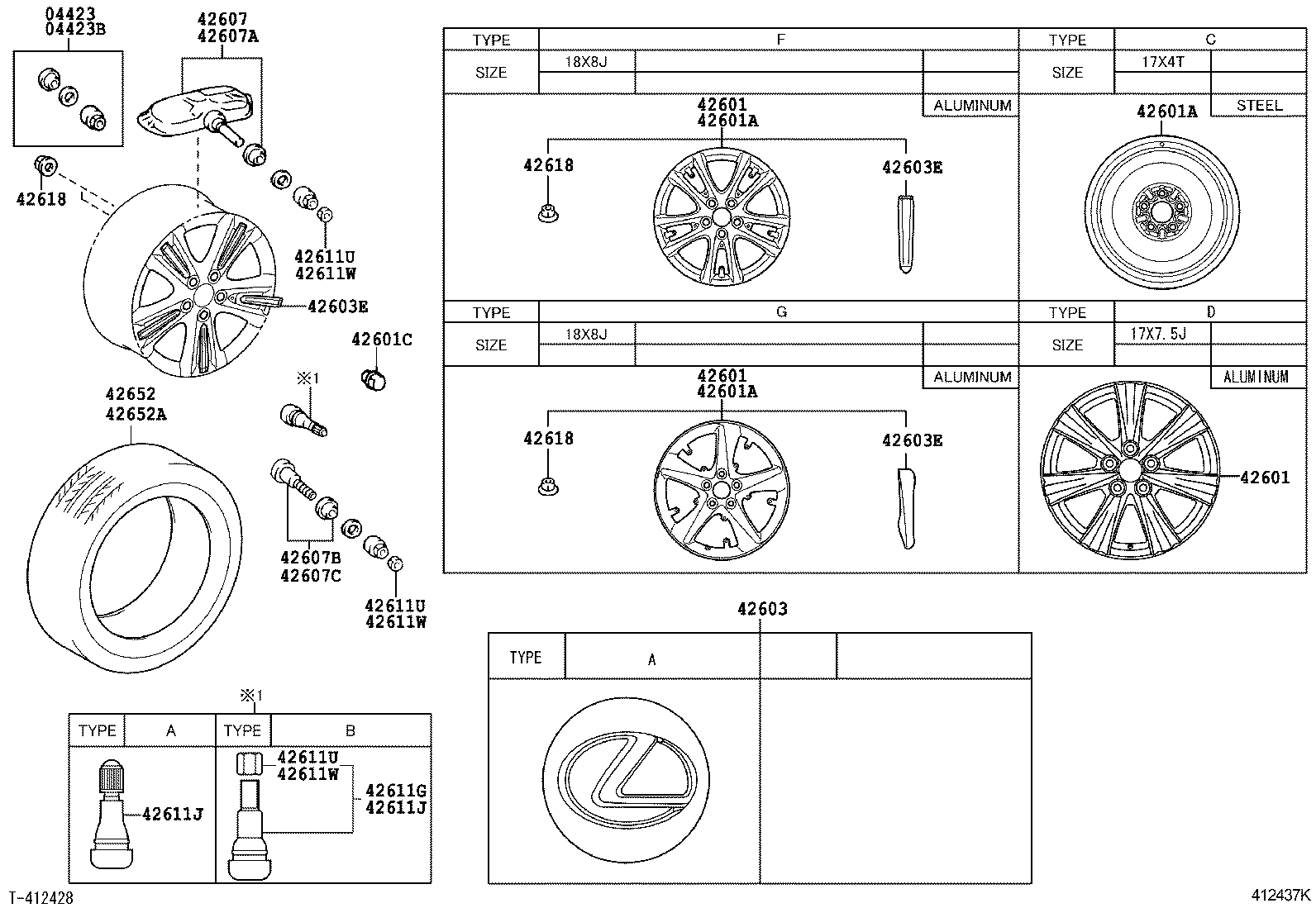 TOYOTA 4260750010 - Radsensor, Reifendruck-Kontrollsystem alexcarstop-ersatzteile.com